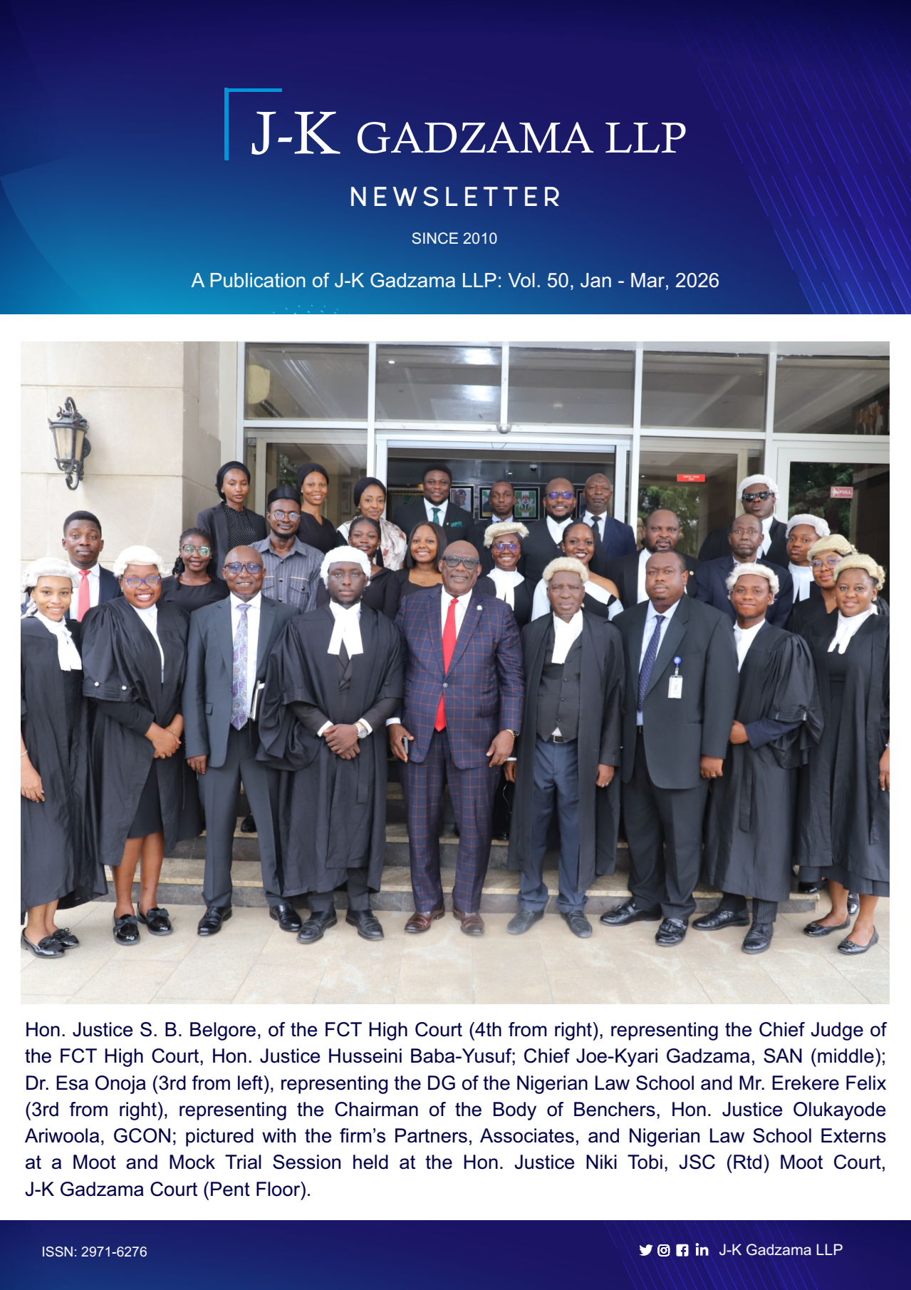 Cover of Vol 50. (Jan. - Mar. 2026)